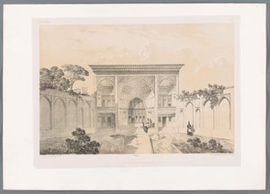 Innenhof des Hauses Hussein Khan in Tabriz