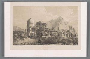 Ansicht von Imamzadeh Komijan in Irak-i Ajam von Eugene Flandin