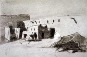 Dorf im Sahel