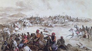 Gefangennahme des Stammes von Abd el-Kader durch Henri d
