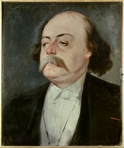 Porträt von Gustave Flaubert (1821-1880), französischer Schriftsteller, um 1865. Gemälde von Eugene Giraud (1806-1881)