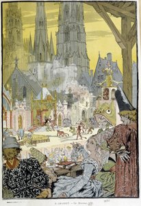 Ein Geheimnis des Mittelalters von Grasset von Eugene Grasset