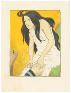Morphinomane, aus: L’Album d’Estampes Originales de la Galerie Vollard von Eugene Grasset