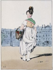 Frau mit einem Korb, Boulevard de l