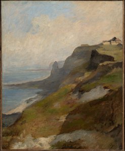 Klippen der Normandie von Eugene Isabey