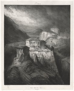 Malerische und romantische Reisen im alten Frankreich: Auvergne (Bd. II): St. Johann Kirche, Thiers, Tafel 129