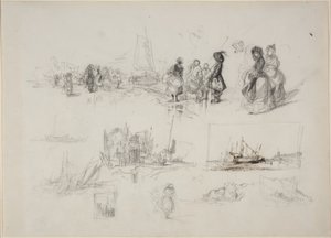 Studien am Meer von Eugene Isabey