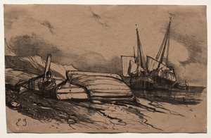 Sechs Marinesoldaten von Eugene Isabey