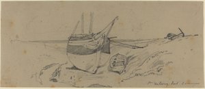 St. Valery sur Somme von Eugene Isabey
