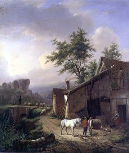 Auf dem Heimweg von Eugene Joseph Verboeckhoven