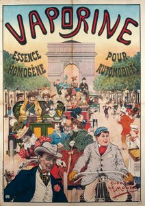 Vaporine Essence Homogene pour Automobiles, Illustration von Eugene Le Mouel von Eugene Le Mouel