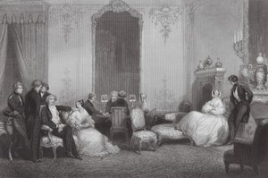 Eine Pariser Familie von Eugene Louis (after) Lami