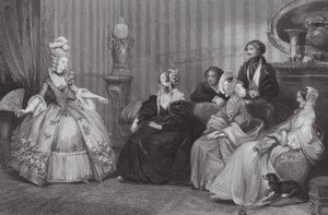 Für den Opernball gekleidet von Eugene Louis (after) Lami