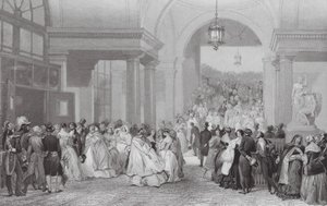 Verlassen der Oper von Eugene Louis (after) Lami