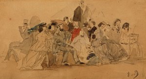 Nachmittag am Strand, ca. 1865