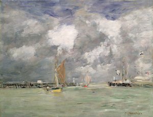 Hochwasser in Trouville, um 1892-96