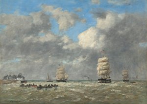 Le Havre von Eugene Louis Boudin
