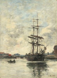 Schiff auf der Touques
