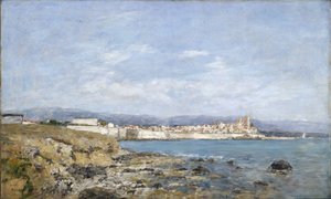Blick auf Antibes, 1893