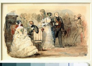 Ein Empfang unter Louis Philippe