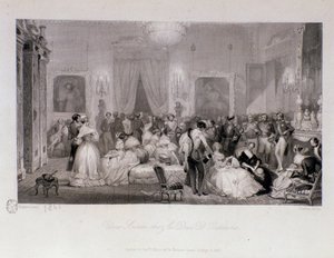 Ein gesellschaftlicher Abend mit dem Herzog von Orleans (Ferdinand-Philippe oder Ferdinand Philippe d