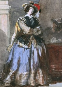 Porträt einer Frau, 19. Jahrhundert von Eugene Louis Lami