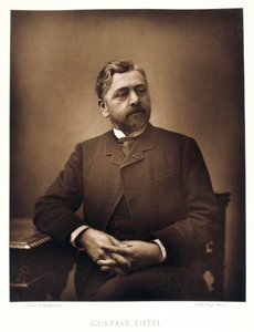 Gustave Eiffel, französischer Ingenieur, 1880