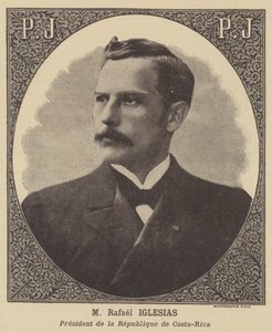 Rafael Iglesias, Präsident der Republik Costa Rica von Eugene Pirou