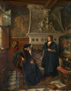 Erasmus und Quentin Matsys von Eugene Siberdt