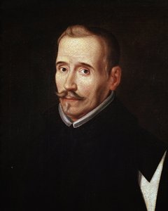 Porträt von Felix Lope de Vega y Carpio, spanischer Dramatiker und Dichter (Detail)