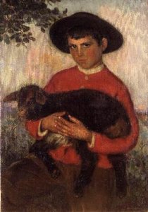 Der Ziegenhirte von Eugenio Hermosa Martinez