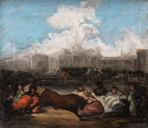 Der Stierlauf, um 1860