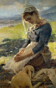 Poesie der Berge, von Eugenio Prati (1842-1907). von Eugenio Prati