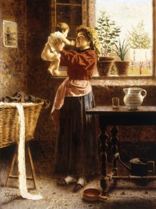 Ein zärtlicher Moment von Eugenio Zampighi