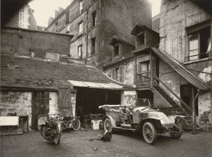 Hof, Rue de Valence von Eugène Atget
