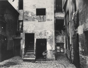Hof, 41 rue Broca, Paris, 5. Arrondissement von Eugène Atget