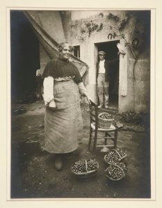 Frau von Verrières von Eugène Atget