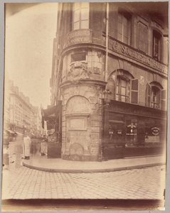 Fontaine de la Reine, Rue Greneta und Saint-Denis von Eugène Atget
