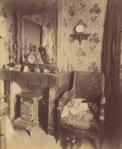 Innenansicht eines Arbeiterhauses, rue de Romainville von Eugène Atget