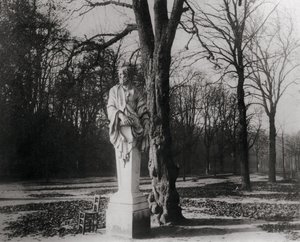 Statue, Jardin des Tuileries, Paris von Eugène Atget