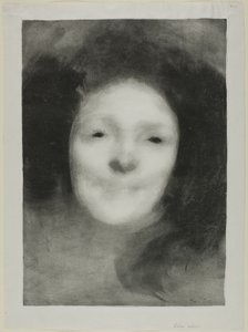 Elise lächelt von Eugène Carrière