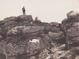 Schluchten von Franchard - Wald von Fontainebleau von Eugène Cuvelier