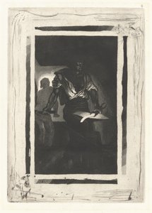Ein Schmied von Eugène Delacroix