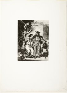Bruder Martin ergreift die eiserne Hand von Goetz von Eugène Delacroix