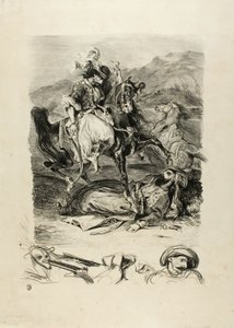 Kampf zwischen Giaour und dem Pascha