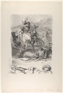 Kampf des Giaour und des Paschas, 1827