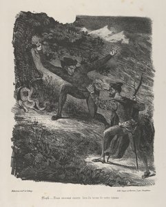 Faust und Mephistopheles im Harzgebirge Goethe, Faust, 1825-27