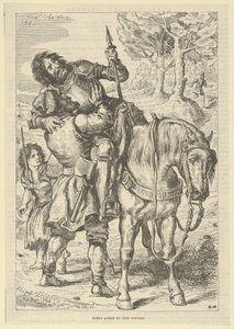 Goetz unterstützt von den Zigeunern, nach 1845 von Eugène Delacroix