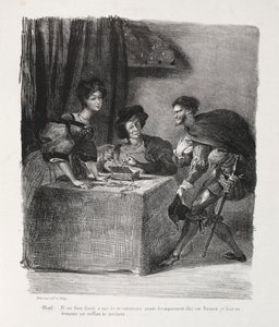 Illustrationen zu Faust: Méphistophélés bei Marthe