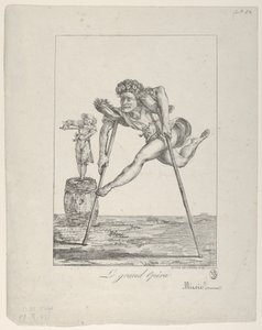 Le Grand Opéra, 1821 von Eugène Delacroix
